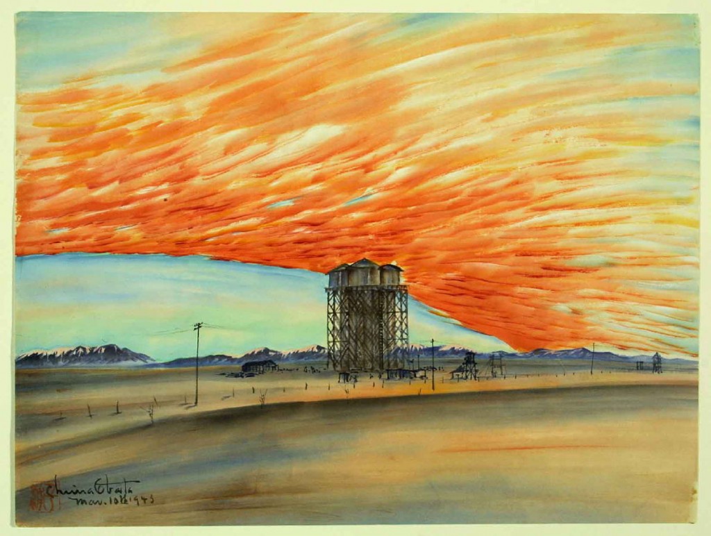 Sunset, Watertower, March 10, 1943